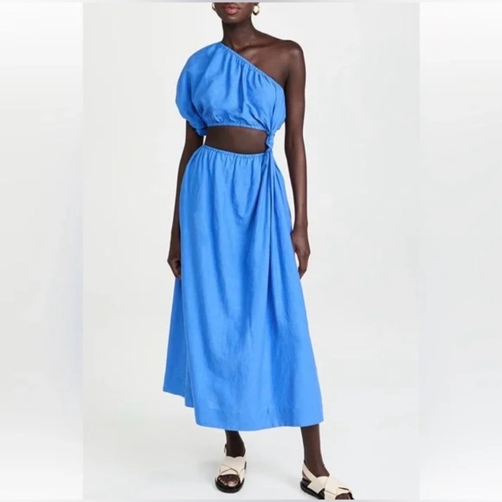 Farm Rio Blue Midi Dress M